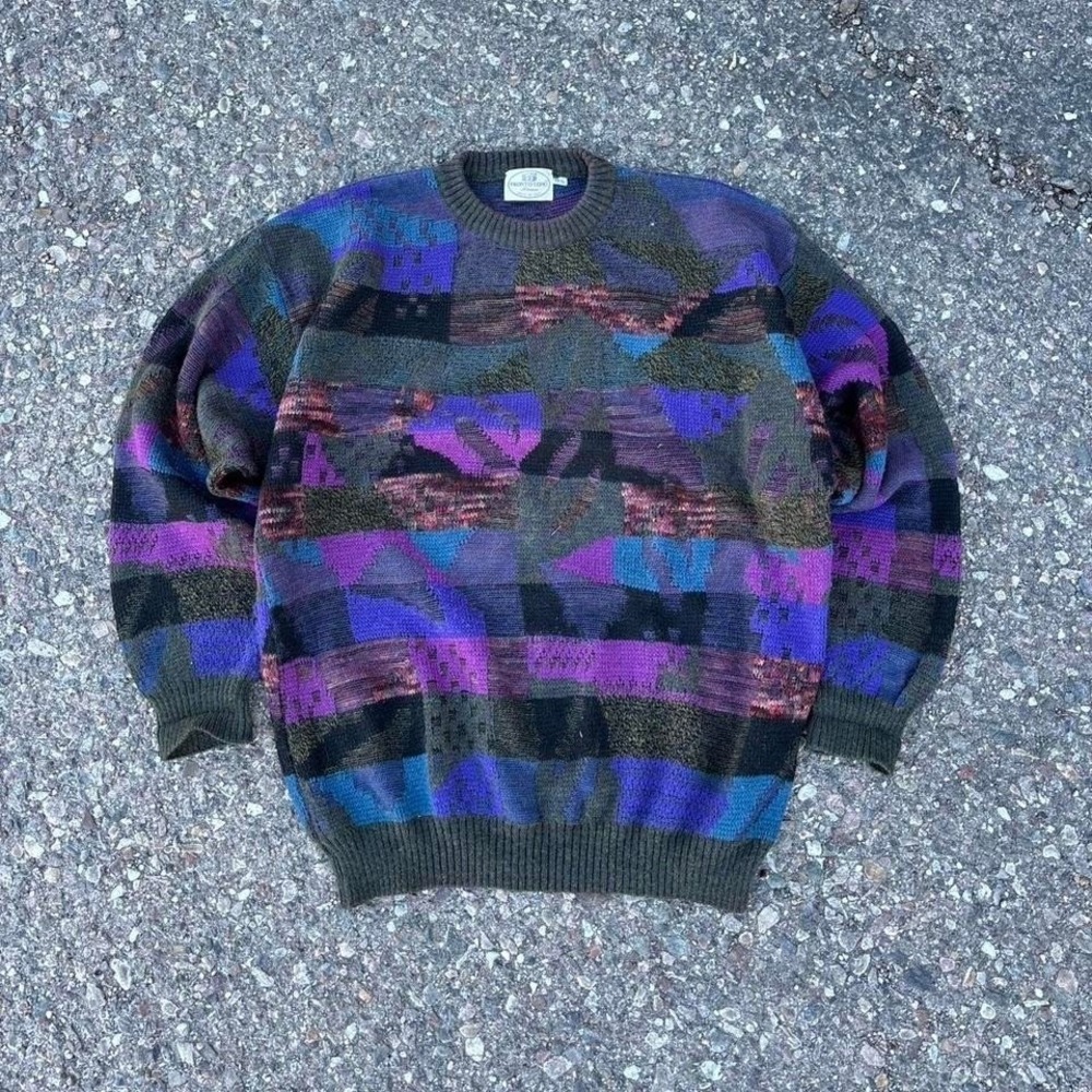 Vintage 80's 90's Pronto Uomo Made in‎ Italy Sweater XL